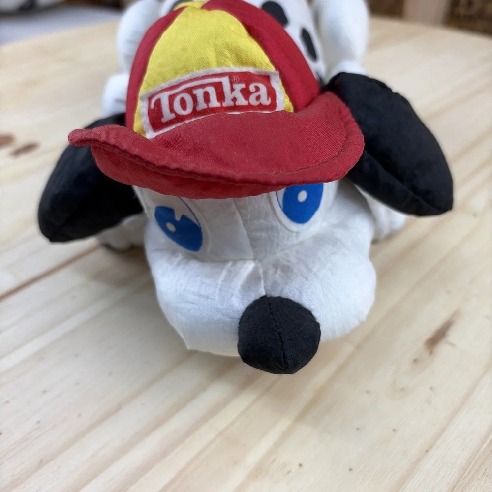 Vintage 1996 Hasbro Playskool Tonka Soft Walking Pet Dalmatian Dog Stripped Gear